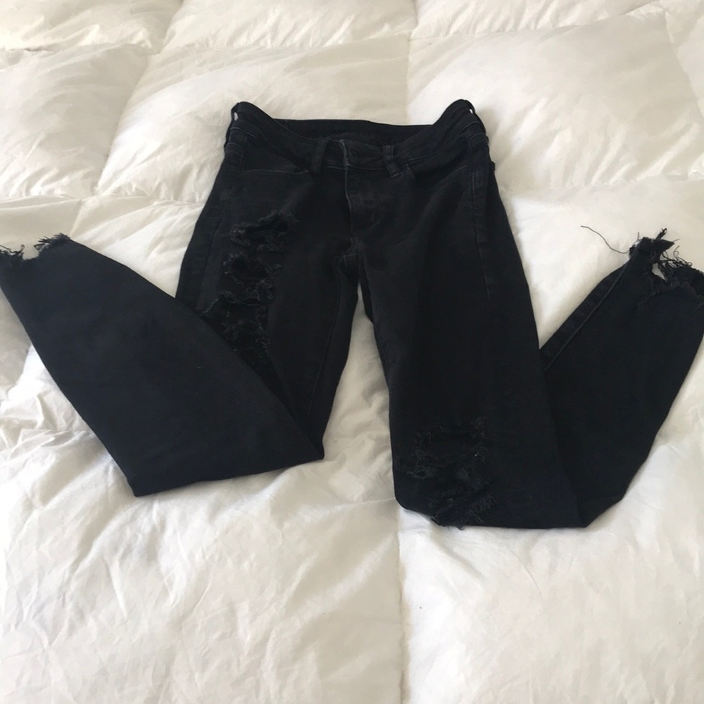 AE Ripped Black Jeans